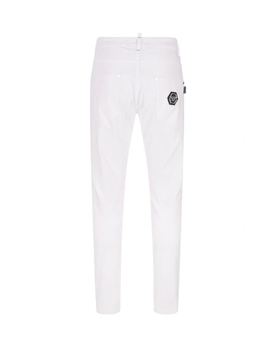 Philipp Plein Jeans In White