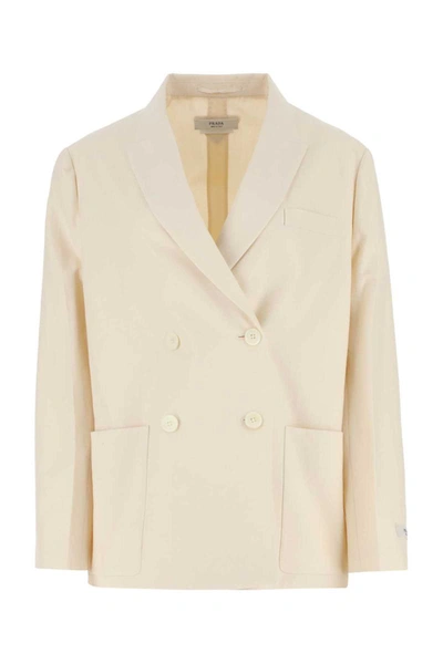 Shop Prada Jackets And Vests In White