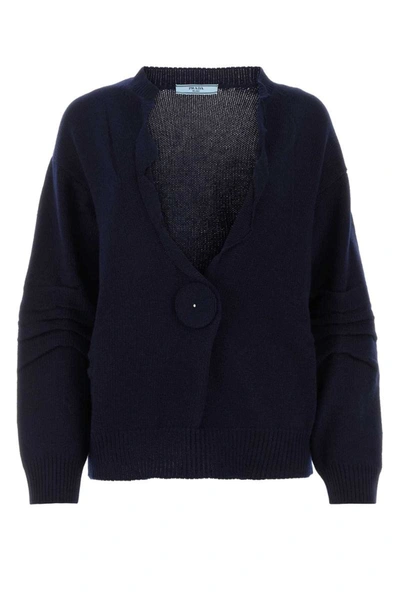 Shop Prada Knitwear In Blue