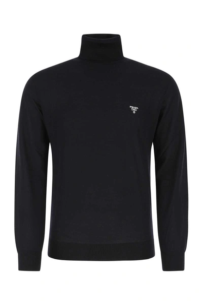 Shop Prada Knitwear In Blue