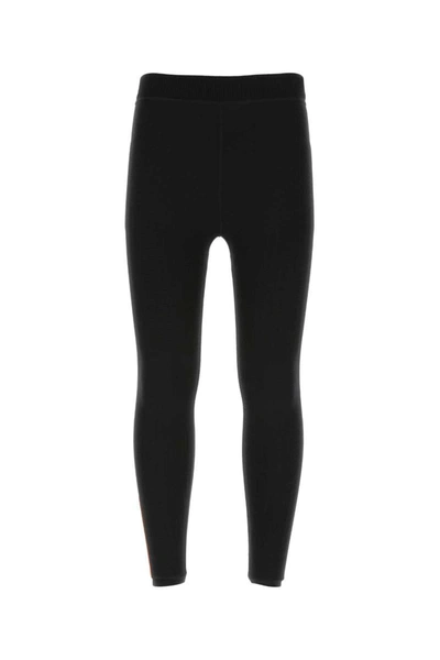 Shop Prada Leggings In Black