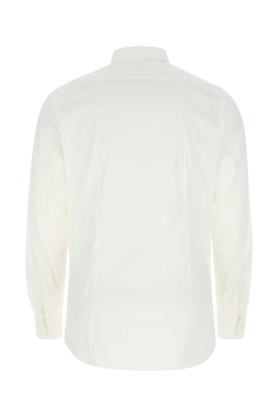 Shop Prada Shirts In White