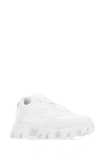 Shop Prada Sneakers In White