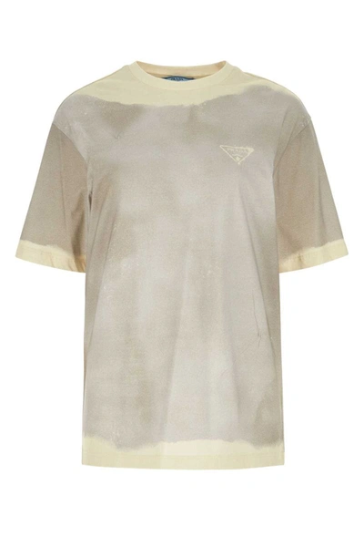 Shop Prada T-shirt In Nube