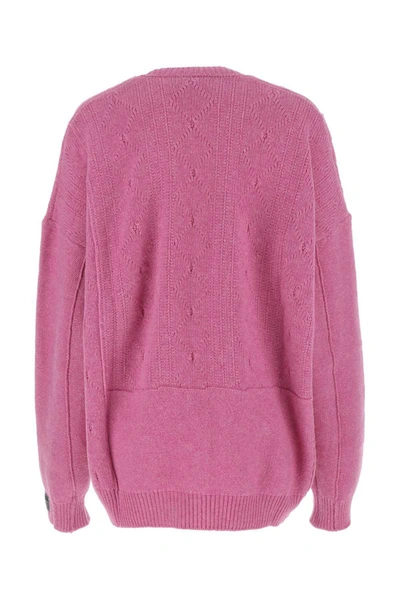Shop Raf Simons Knitwear In Pink