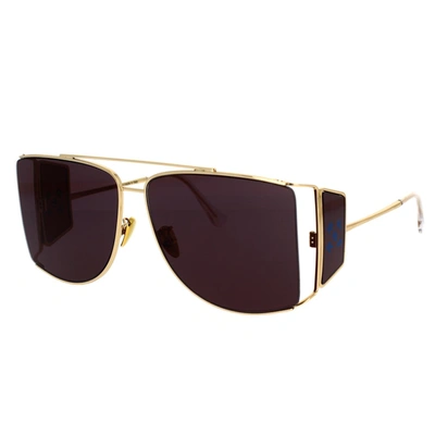 Shop Retrosuperfuture Sunglasses In Gold