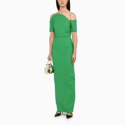 Shop Roland Mouret Dress In Green