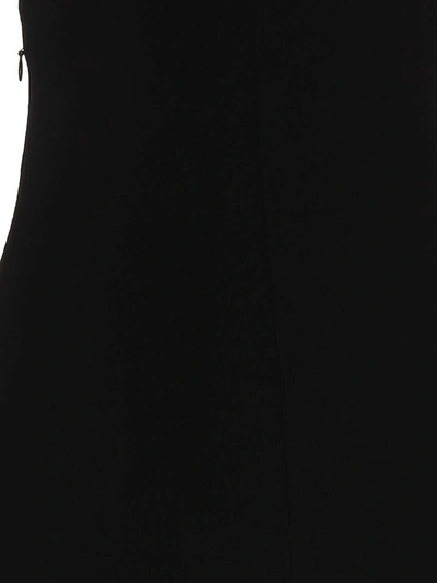 Shop Roland Mouret Stretch Midi Dress In Black