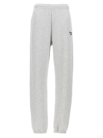 Shop Rotate Birger Christensen Rotate Sunday Capsule Logo Joggers In Gray
