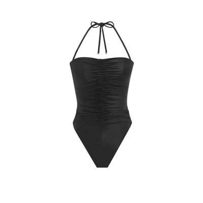Shop Saint Laurent Swimsuit In Black