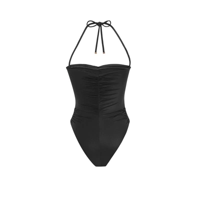 Shop Saint Laurent Swimsuit In Black