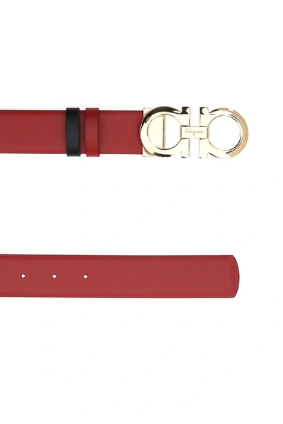 Shop Ferragamo Salvatore  Belt In Red