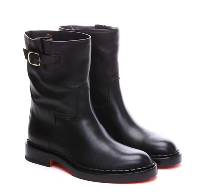 Shop Santoni Boots In Black