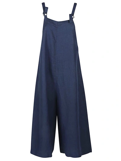 Shop Sarahwear Linen Jumpsuit In Blue