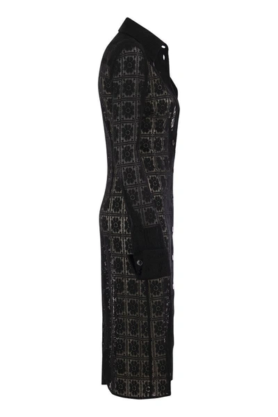 Shop Sportmax Recente - Long-sleeved Dress In Black