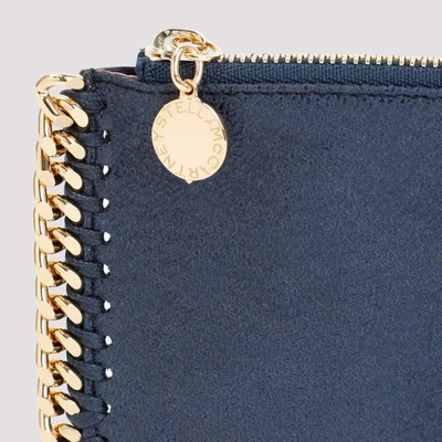 Shop Stella Mccartney Falabella Card Case Smallleathergoods In Blue