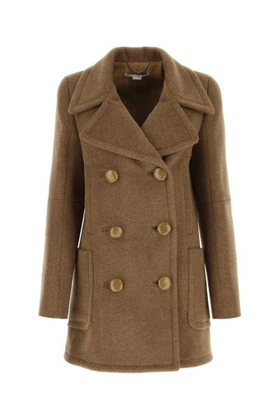 Shop Stella Mccartney Coats In Brown