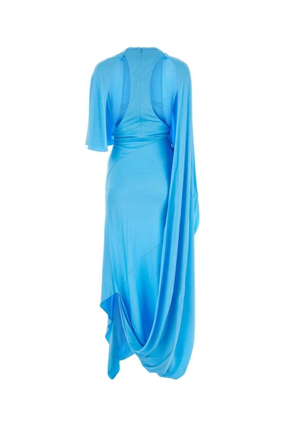 Shop Stella Mccartney Long Dresses. In Light Blue