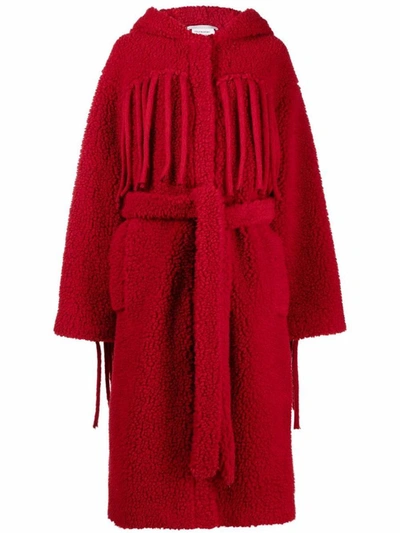 Shop Stella Mccartney Wool Coat In Red