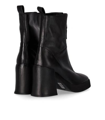 Shop Strategia Nature Black Heeled Ankle Boot
