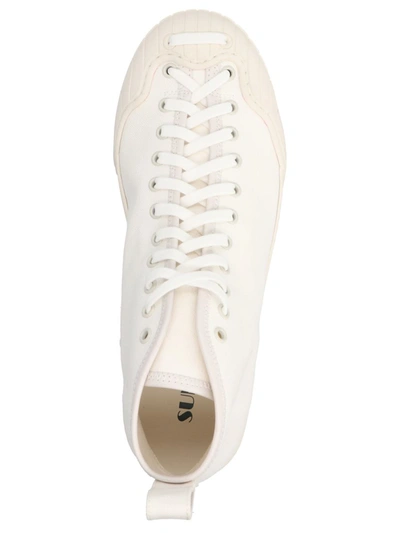 Shop Sunnei 'easy Shoes' Sneakers In White