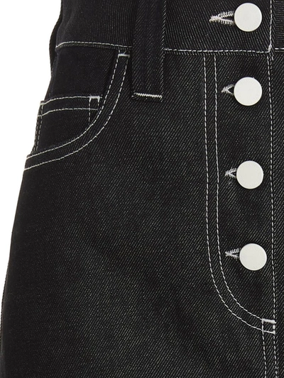 Sunnei Blue Belli Dentro Denim Miniskirt In Blue