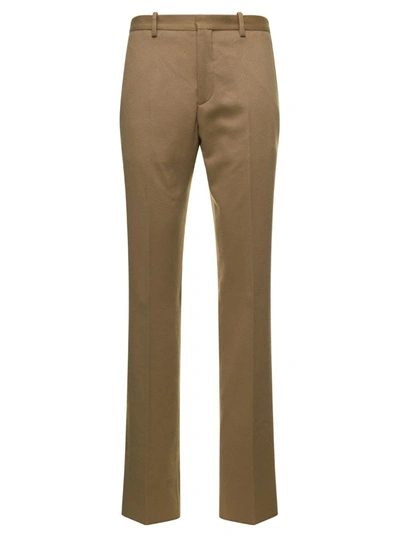 Shop Off-white Tags Cashm Slim Pant In Beige
