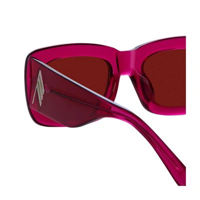 Shop Attico The  Sunglasses In Pink