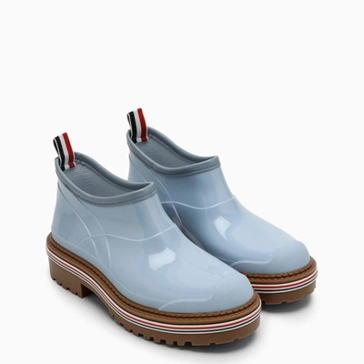 Thom Browne Molded Rubber Garden Boot In Blue
