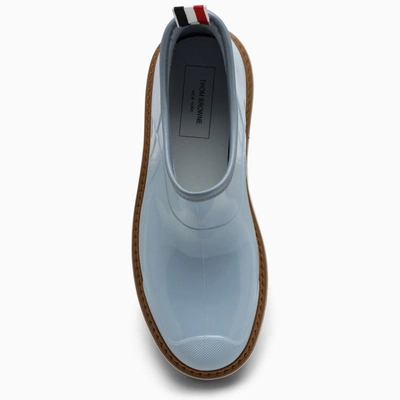 Thom Browne Molded Rubber Garden Boot In Blue
