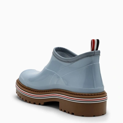 Thom Browne Molded Rubber Garden Boot In Blue