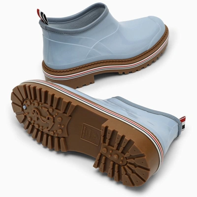 Thom Browne Molded Rubber Garden Boot In Blue