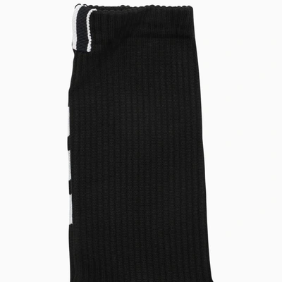 Shop Thom Browne Sports Socks In Black