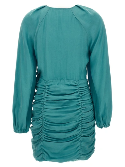 Shop Ungaro 'dominique' Dress In Light Blue