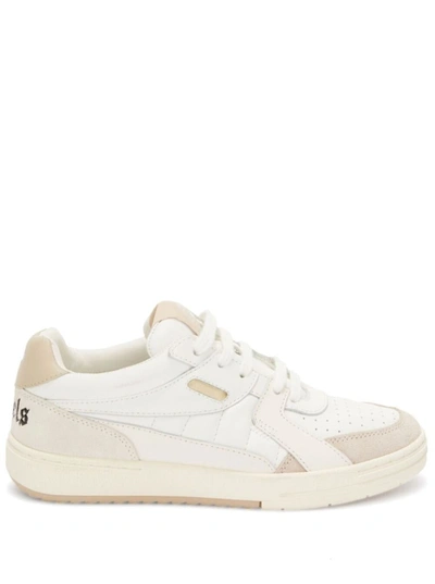 Shop Palm Angels University Sneaker In White Leather Woman
