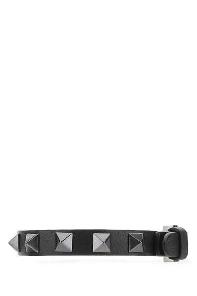 Shop Valentino Garavani Bracelets In Black