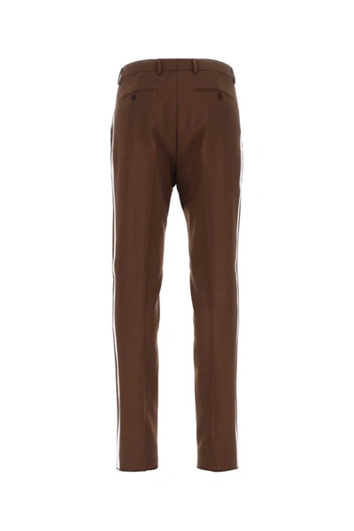 Shop Valentino Garavani Pants In Brown