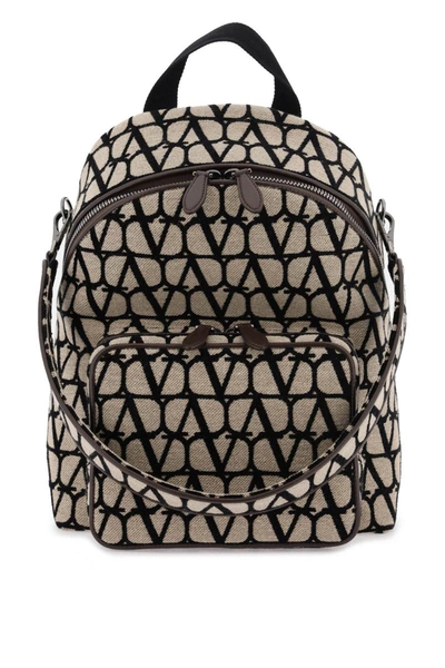 Shop Valentino Garavani Toile Iconographe Backpack In Multicolor