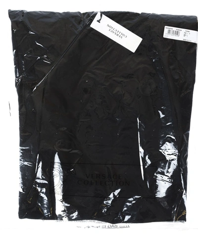 Shop Versace Collection Sweatshirt Hoodie In Black
