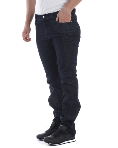 Shop Versace Collection Jeans In Blue