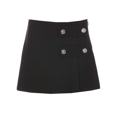 Shop Versace Skirts In Black