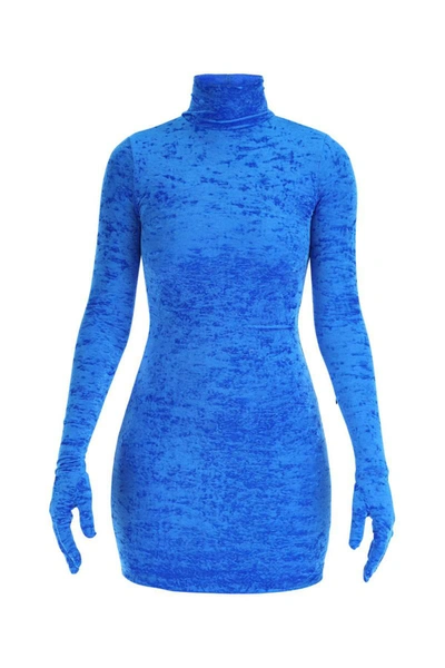 Shop Vetements Dress In Blue