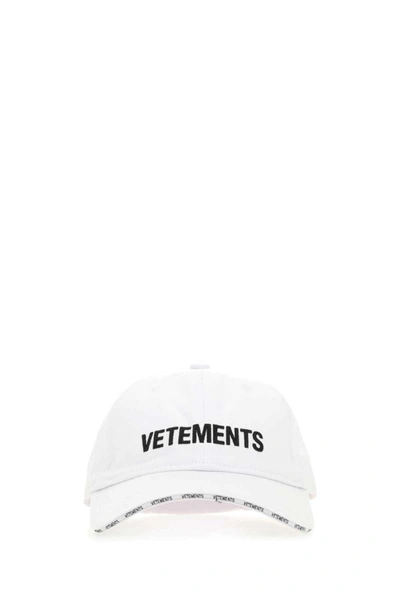 Shop Vetements Hats In White