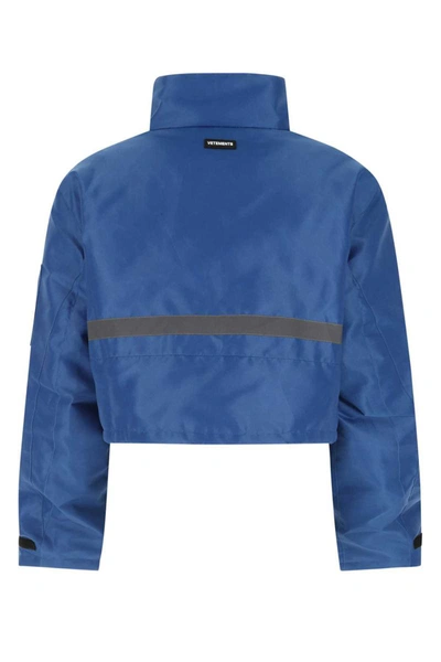 Shop Vetements Jackets In Blue