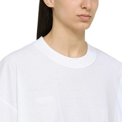 Shop Vetements Oversize T-shirt With Logo In White