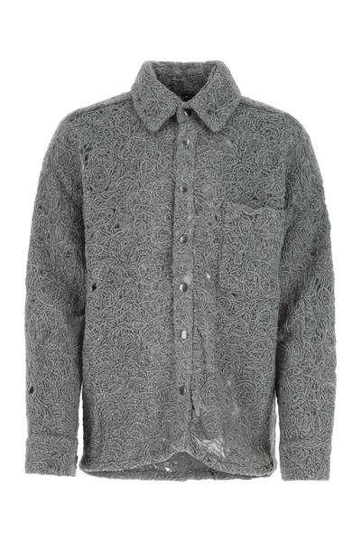 Shop Vitelli Shirts In Grey