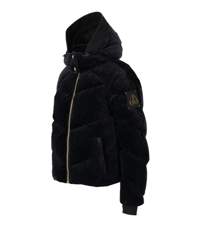 Shop Woolrich High Tech Black Long Hooded Down Jacket