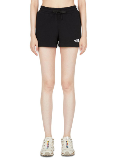 Shop The North Face Logo Detailed Drawstring Shorts In Black