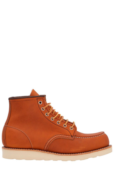 Shop Red Wing Shoes Classic Moc Boots In Brown