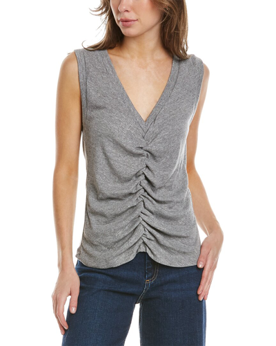 Shop Chaser Shirred Tank In Grey